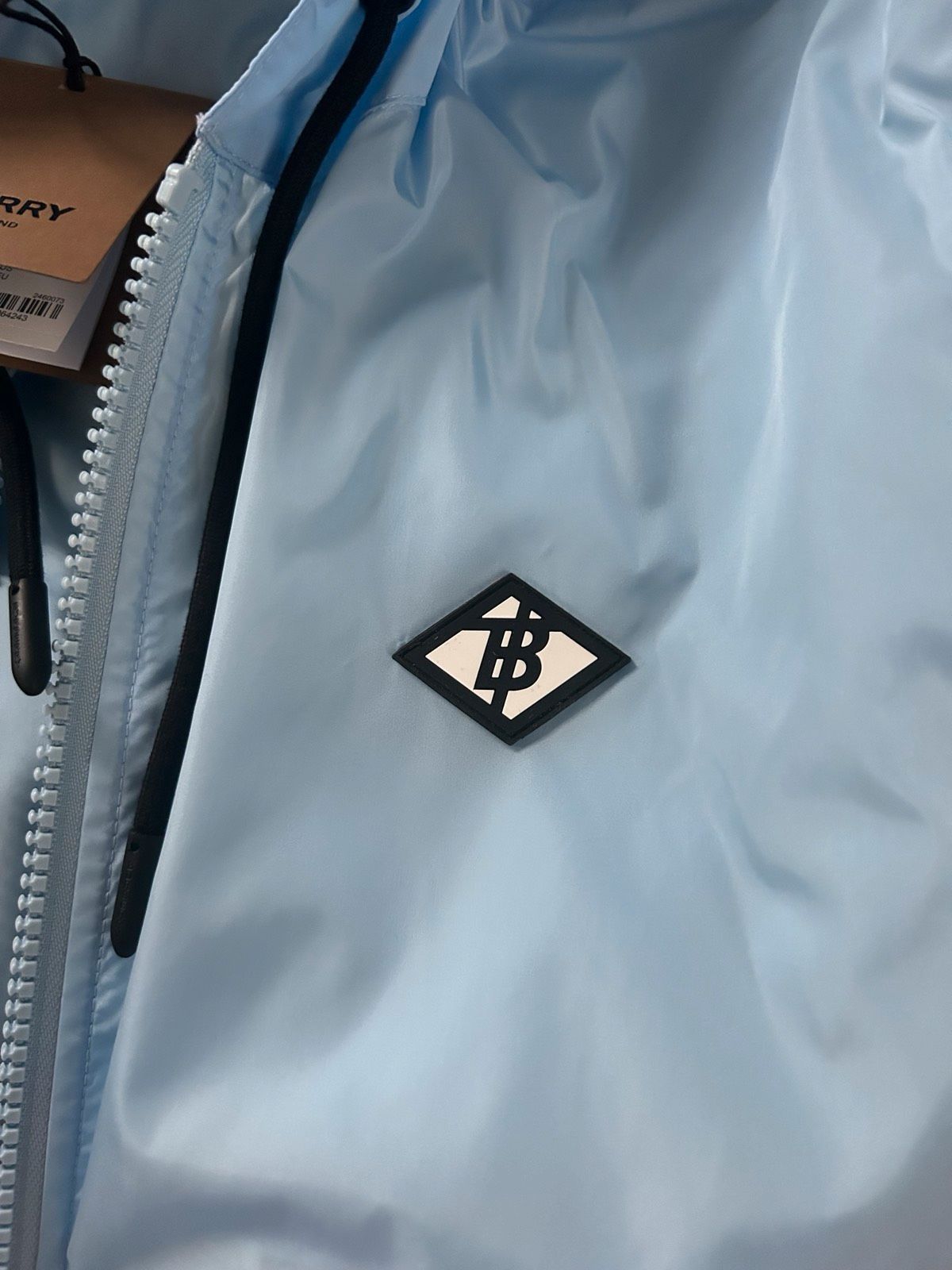 Burberry o1srvl11e0724 Everton Jacket in Pale Blue Size US S / EU 44-46 / 1 - 2 Thumbnail