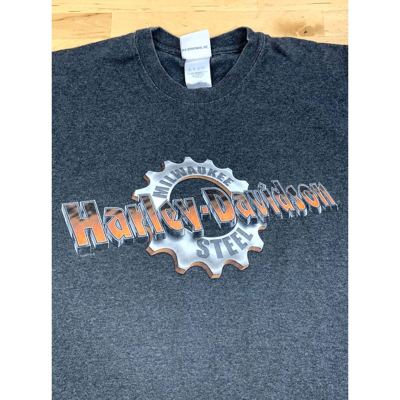 Harley Davidson Harley-Davidson Cut Off Shirt Men L Gray Miami Florida Biker Beach Y2K 13158 Size US L / EU 52-54 / 3 - 5 Thumbnail