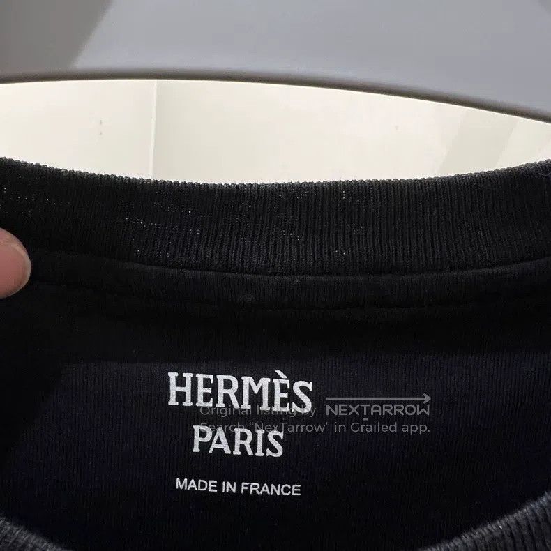 Hermes Hermes Floral Logo Printed Round Neck Short Sleeve Size XS / US 0-2 / IT 36-38 - 3 Thumbnail