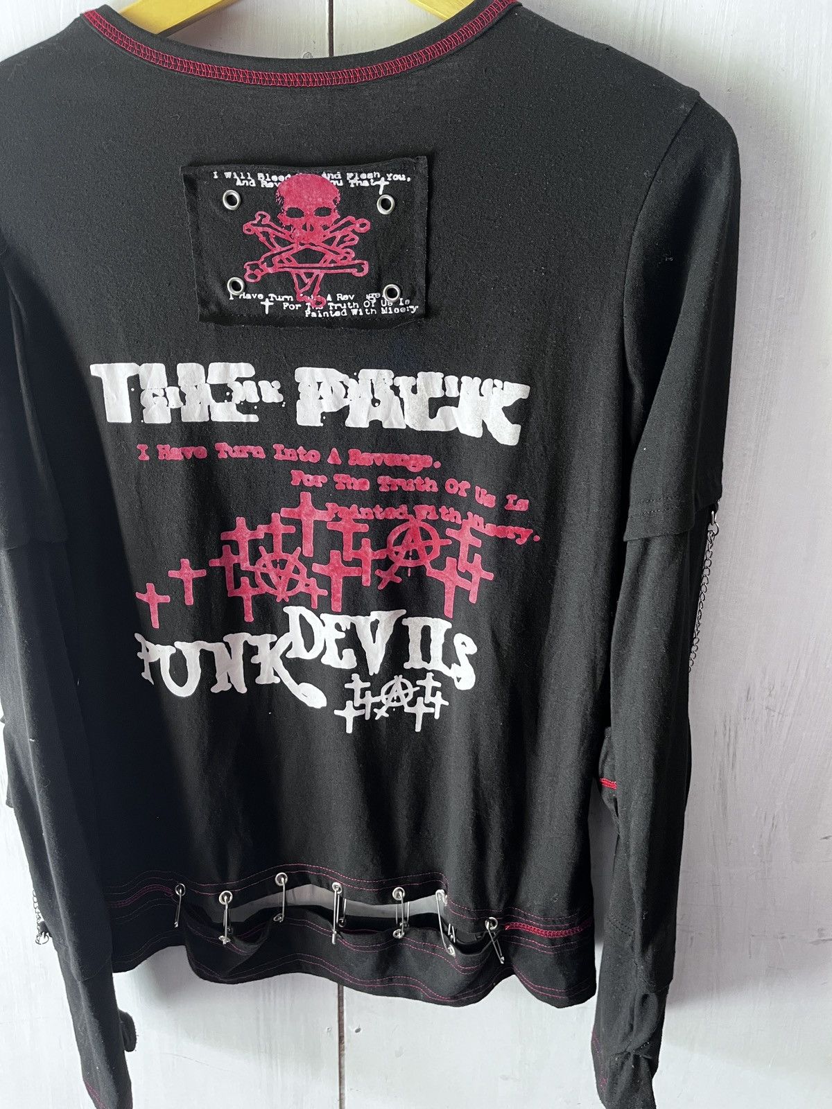 Japanese Brand Japanese Addictrap Cut-Sew Bondage tshirt Size US M / EU 48-50 / 2 - 5 Thumbnail