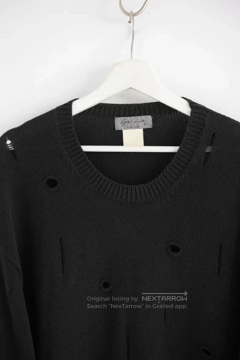 Other Yohji Yamamoto size os 80s ripped cut-out sweater Size US M / EU 48-50 / 2 - 3 Thumbnail