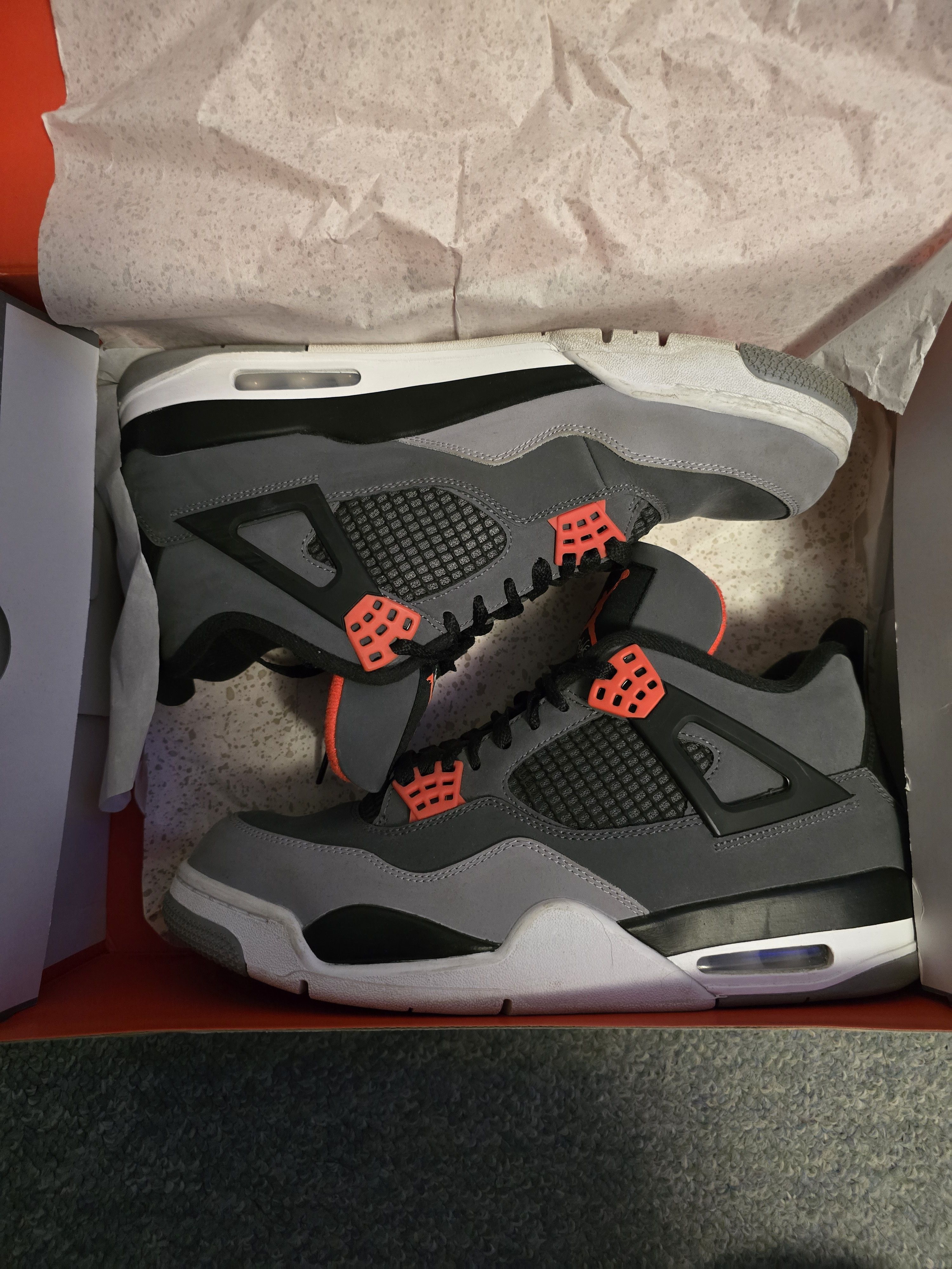 Jordan Brand × Nike Jordan 4 Infrared Size US 11.5 / EU 44-45 - 1 Thumbnail