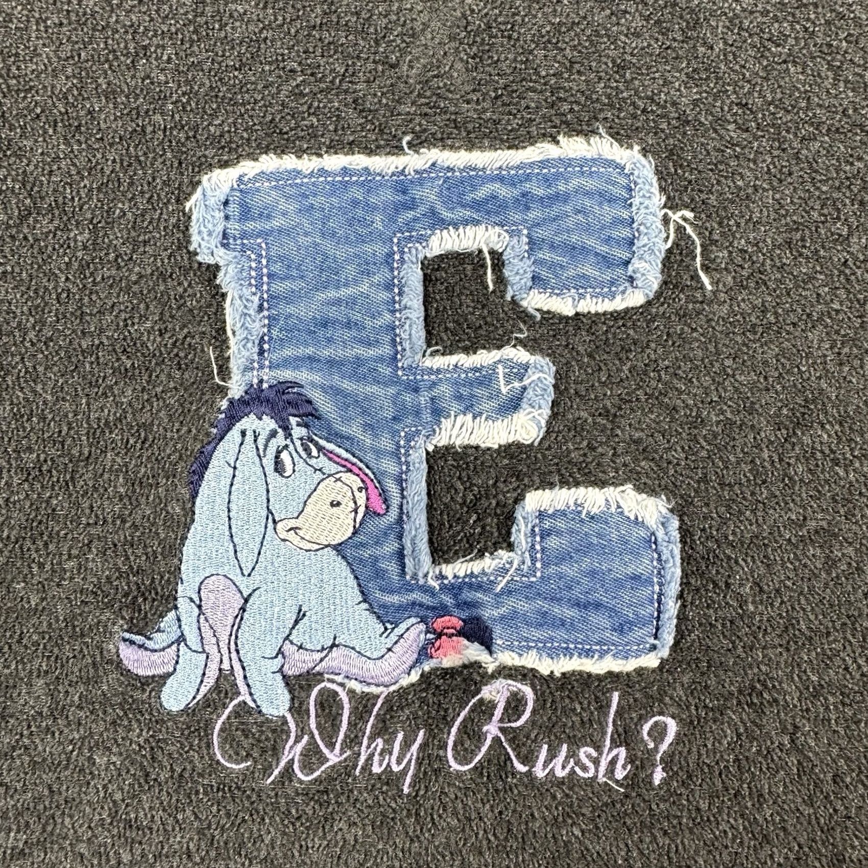 Disney VINTAGE Disney Eeyore Fleece Sweatshirt Womens XL Winnie The Pooh Why Rush 90s Y2K Size XL / US 12-14 / IT 48-50 - 2 Thumbnail