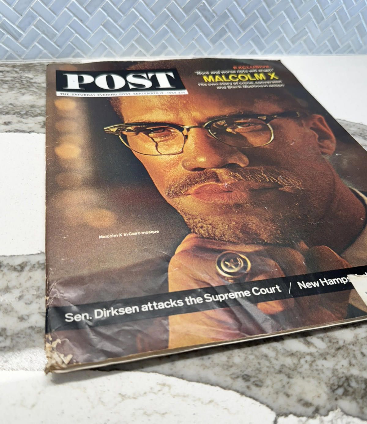 Designer The Saturday Evening Post Malcom X in Cairo Mosque September Size ONE SIZE - 4 Thumbnail