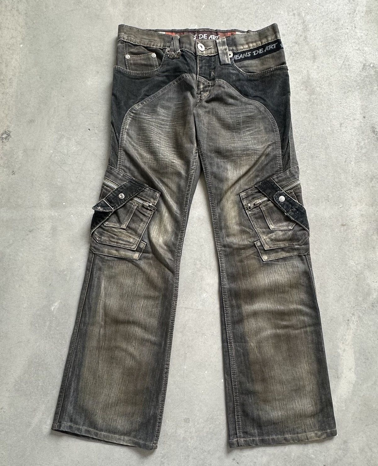 Japanese Brand JAPANESE JEANS DE ART MULTIPOCKET TACTICAL BONDAGES JEANS Size US 33 - 1 Thumbnail