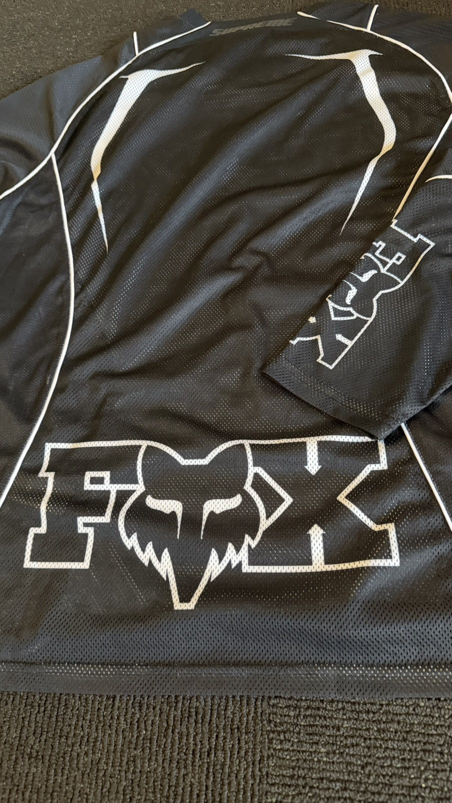 Fox Racing × Supreme FW23 Supreme fox racing jersey (Black) (M) Size US M / EU 48-50 / 2 - 9 Thumbnail