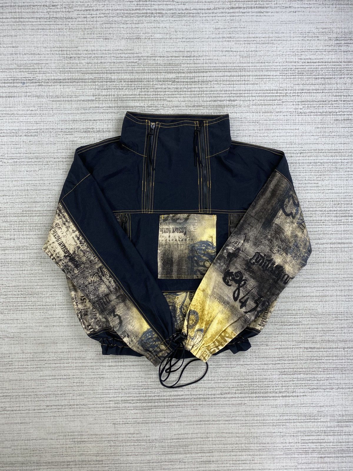 Japanese Brand × Vintage Vintage EASE Anorak In Coated Rare Graphics Printed Jacket Size US L / EU 52-54 / 3 - 7 Thumbnail