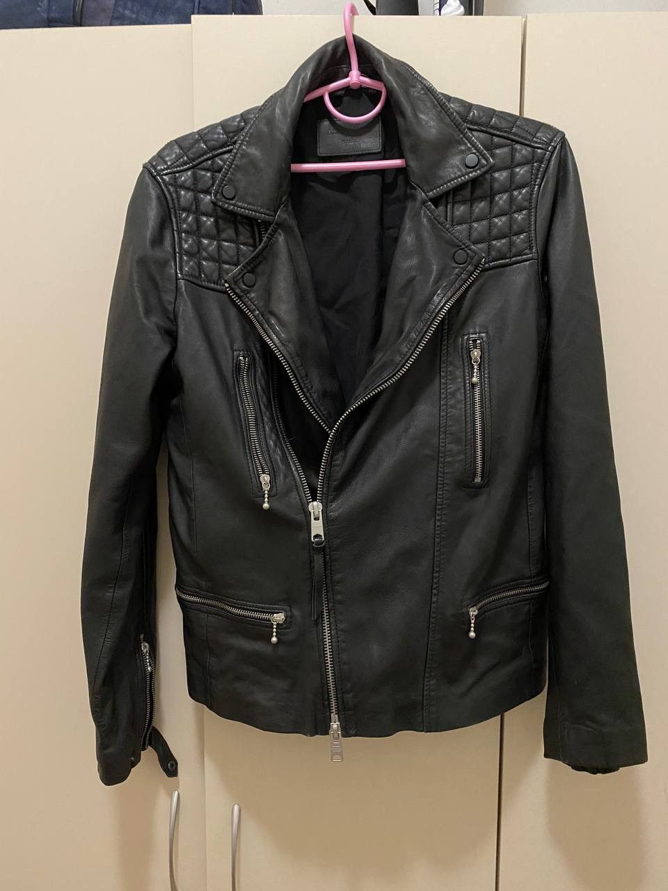 Allsaints Allsaints leather jacket overshirt streetwear hype Size US S / EU 44-46 / 1 - 1 Thumbnail