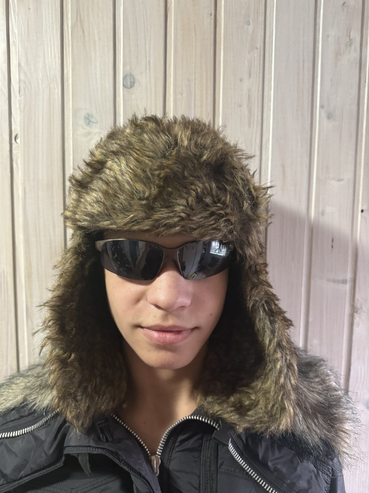 Japanese Brand × Vintage Y2K Fur Ushanka Vintage Fuzzy Trapper Hat Size ONE SIZE - 4 Thumbnail