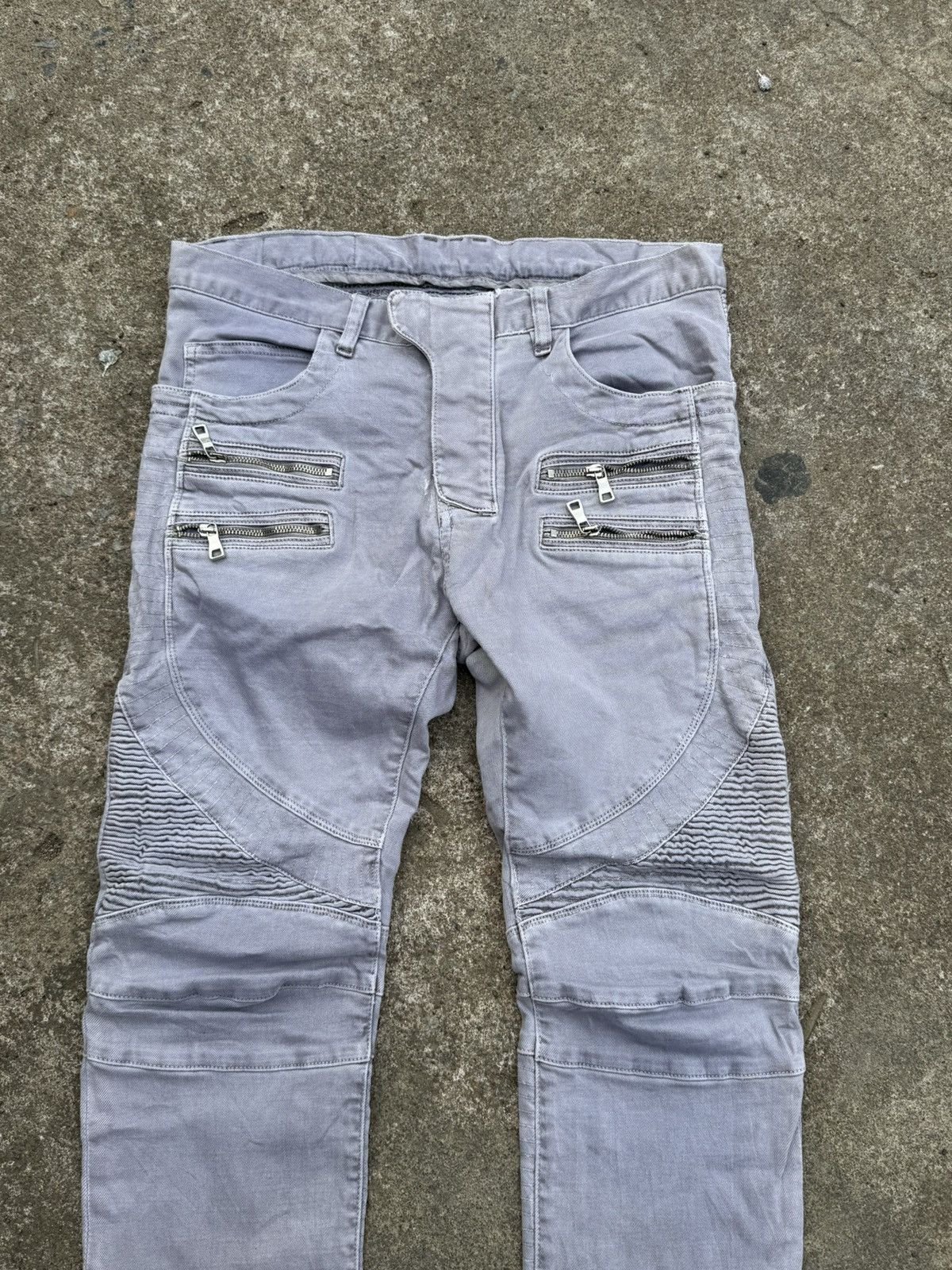 Balmain Balmain Bikers Decarnin Era Jeans Size US 30 / EU 46 - 2 Thumbnail