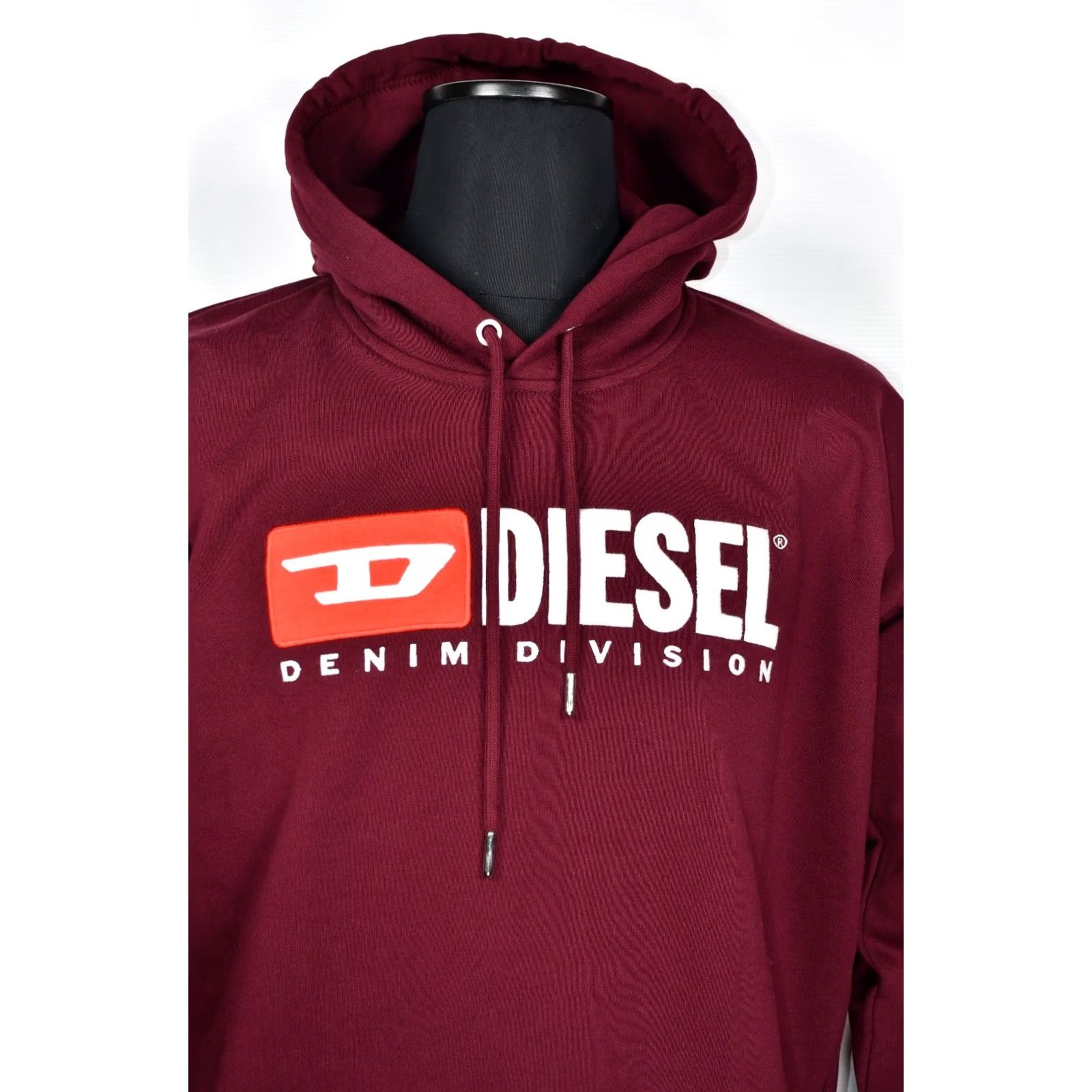 Diesel Diesel Sweatshirt Pullover Hooded M Red Cotton Logo Men Shirt Size US M / EU 48-50 / 2 - 3 Thumbnail