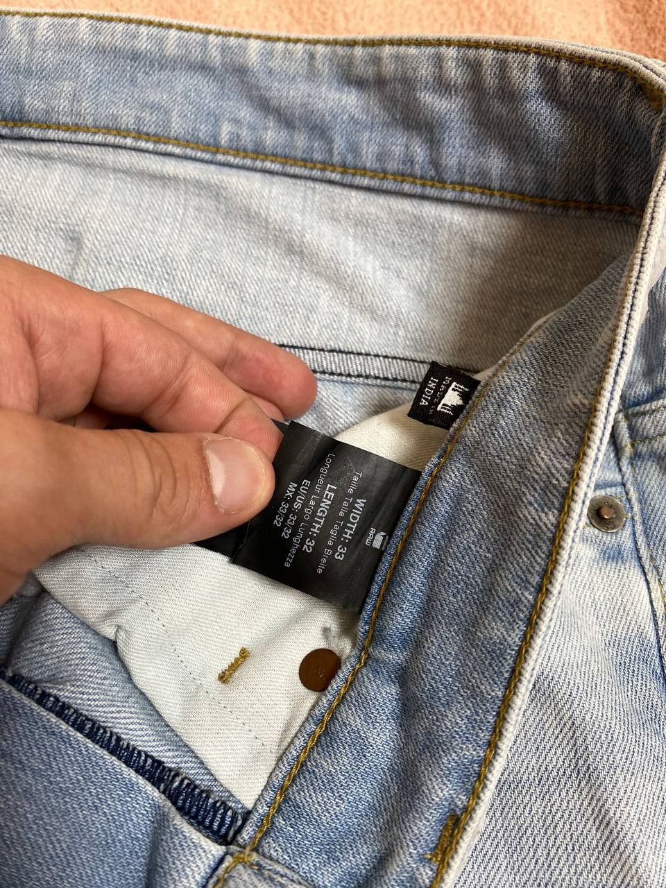 G-Star × Vintage G Star Slim Avant Garde Denim Jeans Size US 33 - 2 Thumbnail
