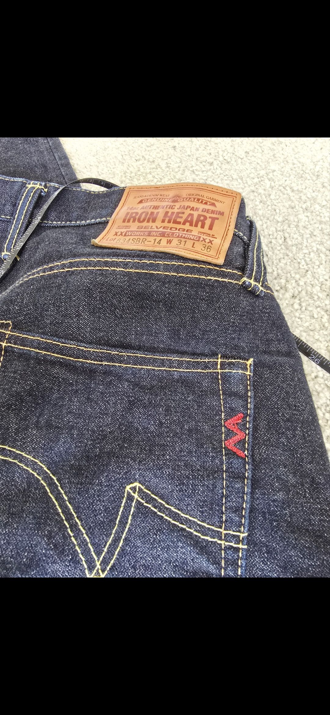 Iron Heart Iron Heart 634 SBR-14 Used Condition Size US 32 / EU 48 - 15 Thumbnail