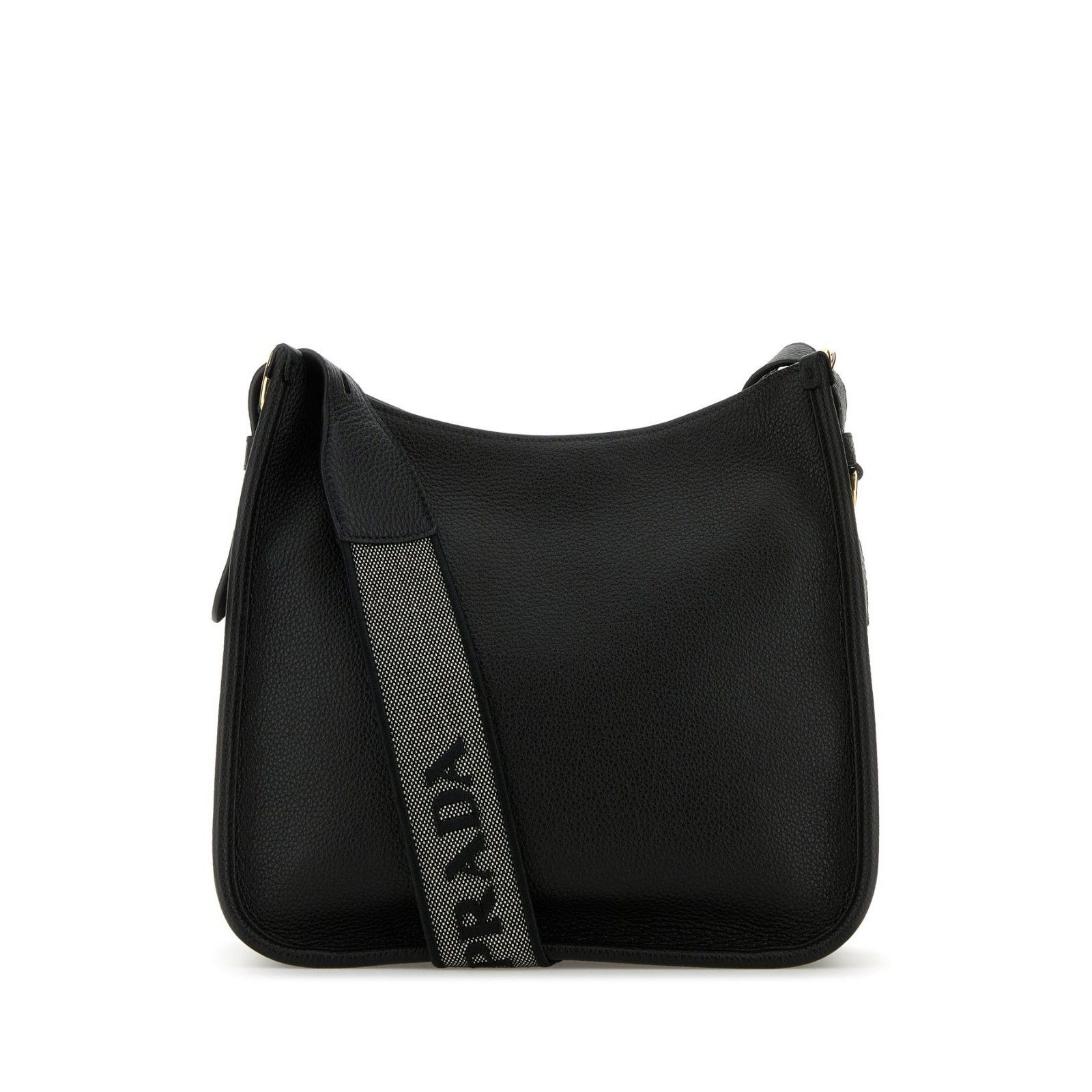 Prada PRADA Black Leather Shoulder Bag New And Authentic Size ONE SIZE - 3 Thumbnail