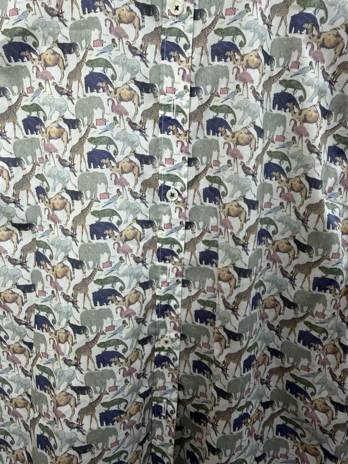 Other Stenstroms Animal Print Button Up Shirt Safari Cotton Size US S / EU 44-46 / 1 - 6 Thumbnail