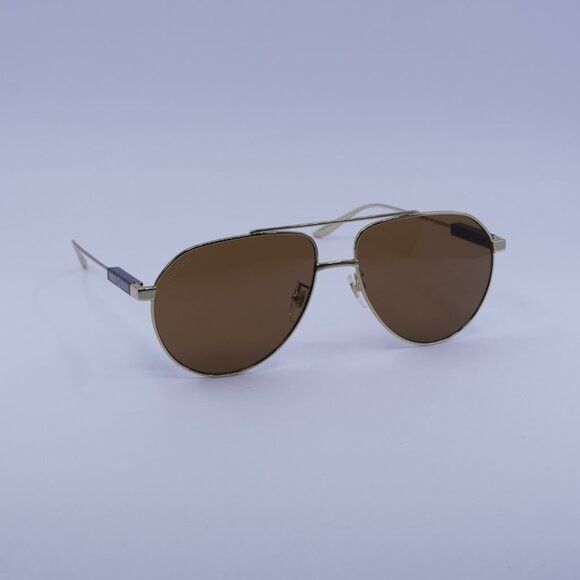 Gucci Gucci GG1311S 004 Sunglasses Gold Aviator Frame Size ONE SIZE - 4 Thumbnail