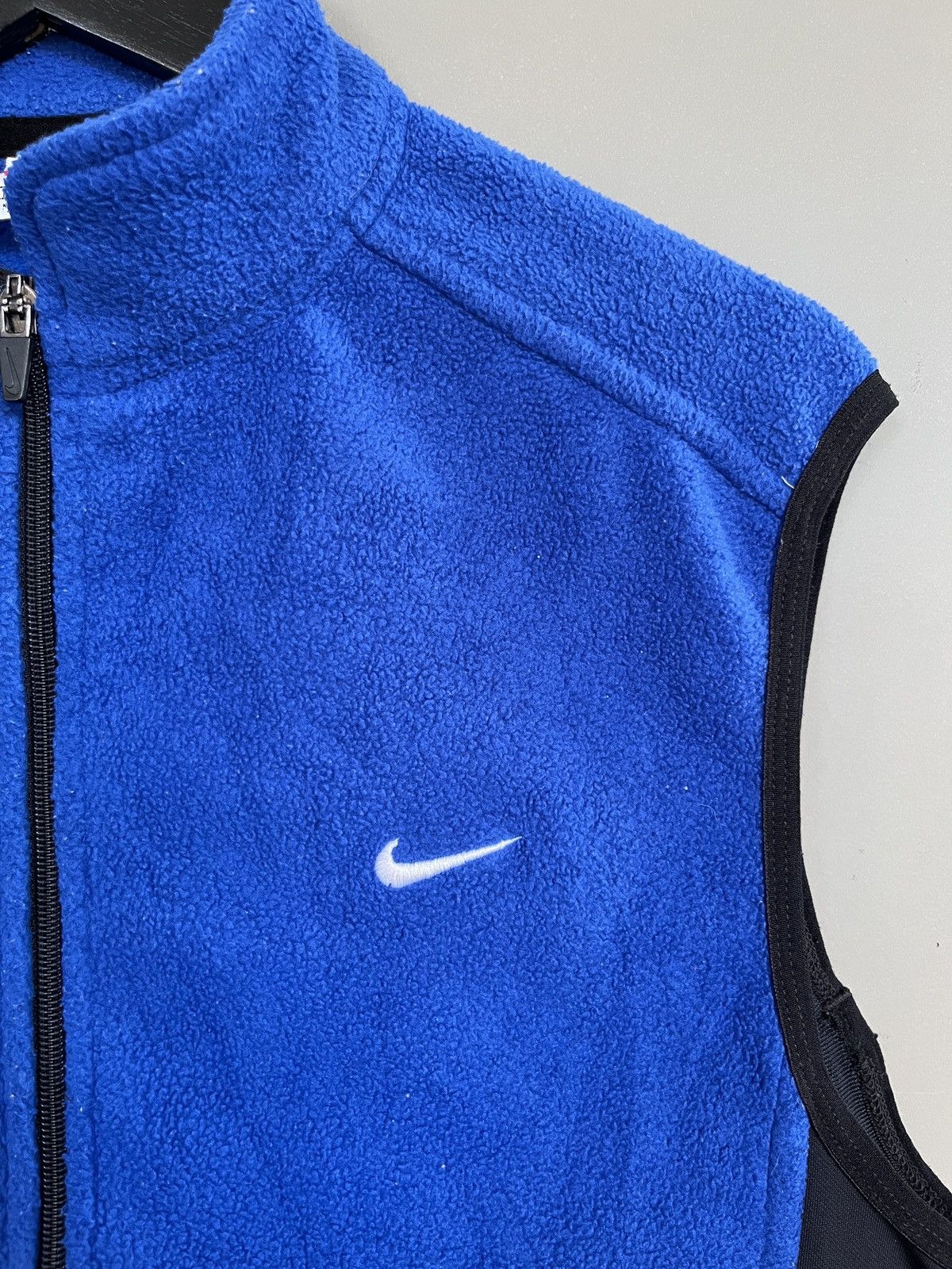 Nike Vintage Nike Fit Fleece Blue Vest Size US M / EU 48-50 / 2 - 4 Thumbnail