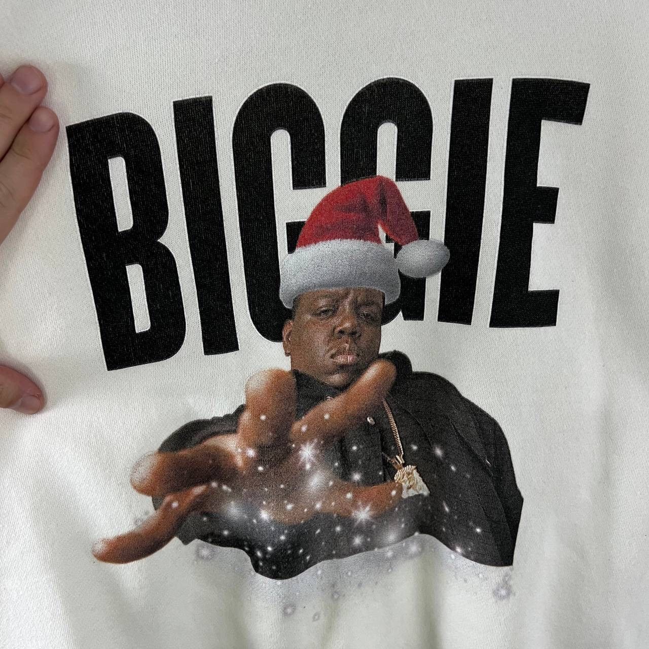 Rap Tees The Notorious Biggie Sweatshirt Big Logo Rap Style Y2k Style Size US M / EU 48-50 / 2 - 3 Thumbnail