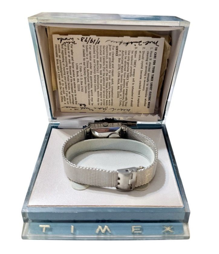 Timex Vintage Timex Electric Watch w/ Original Box Running 1960s Size ONE SIZE - 4 Thumbnail