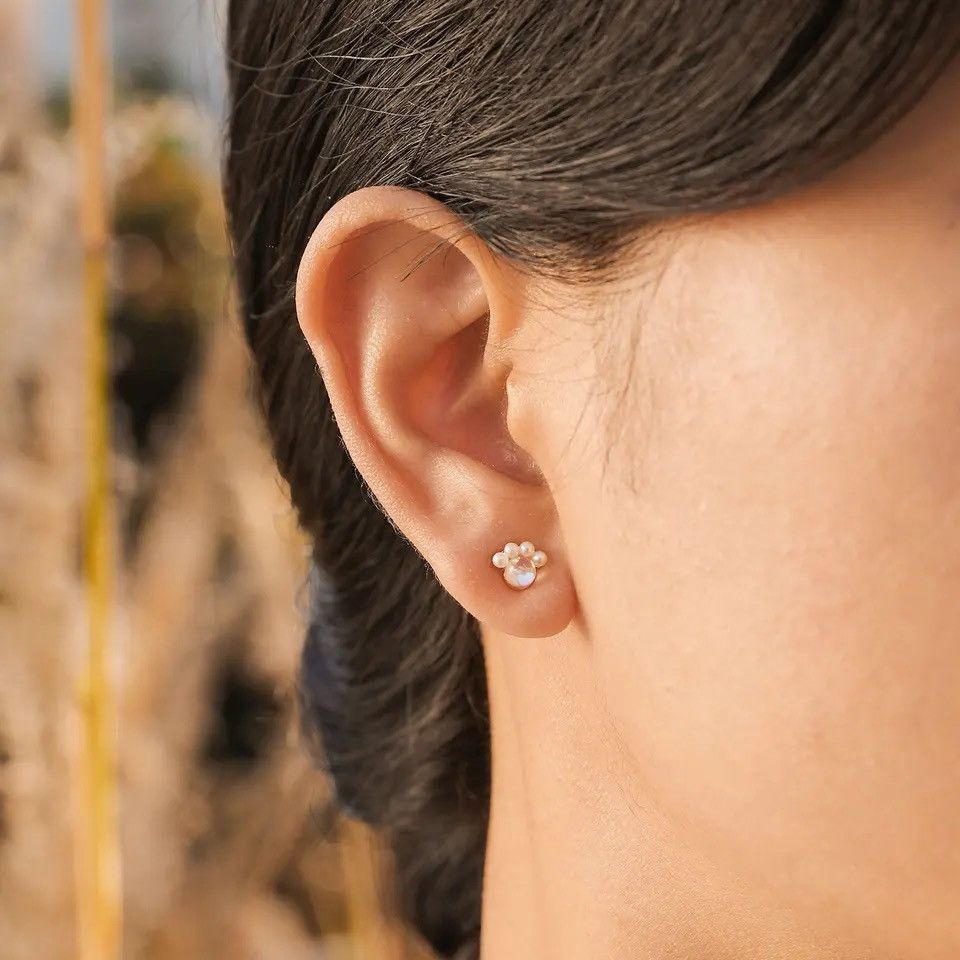 Other Cute Fat Foot Stud Earrings Size ONE SIZE - 3 Thumbnail