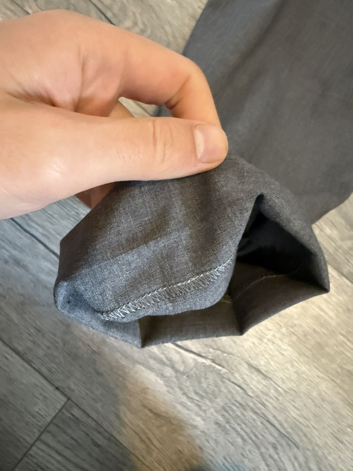 Brunello Cucinelli Brunello Cucinelli Grey Wool Trousers with Cuffed Hem Size US 36 / EU 52 - 14 Thumbnail