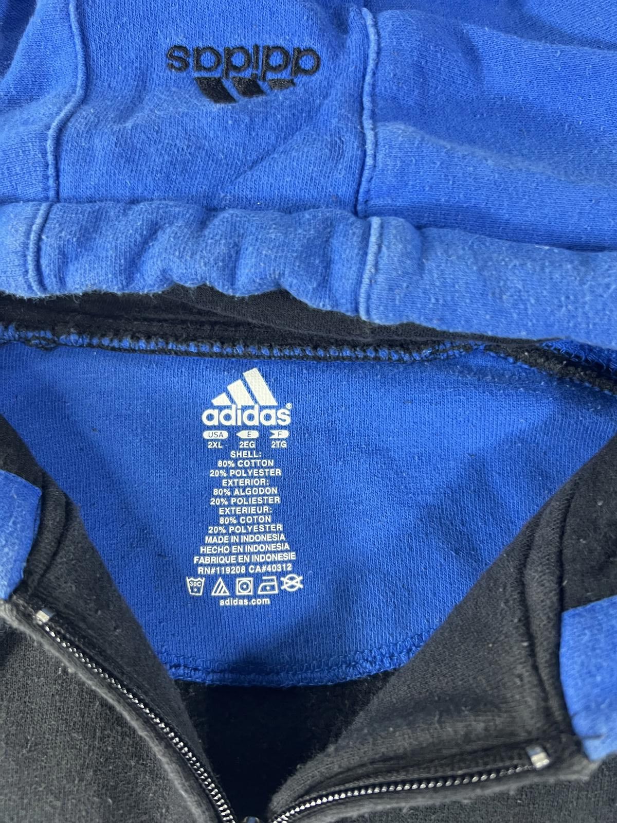 Adidas Retro Adidas Orlando Magic Zip-Up Hoodie Size US XXL / EU 58 / 5 - 3 Thumbnail