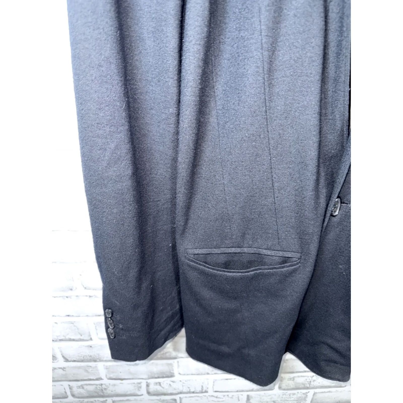Vintage VINTAGE Anrealage 100% Wool Black Long Coat Size 1 JAPAN Men Overcoat Long XL style Black Mens Size US XS / EU 42 / 0 - 5 Thumbnail