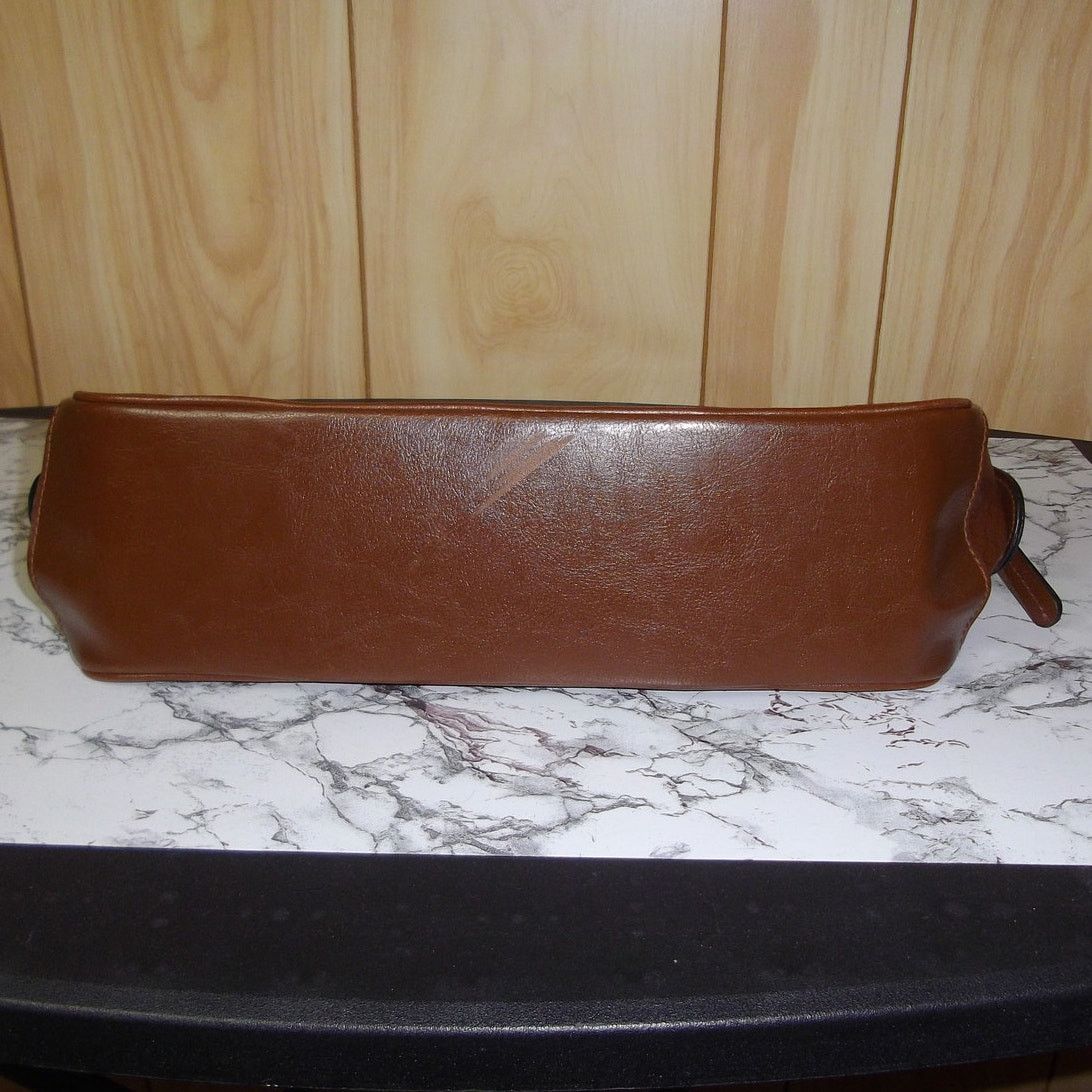 Other Bueno Vintage Brown Faux Leather Retro Boho Med Handbag Size ONE SIZE - 3 Thumbnail