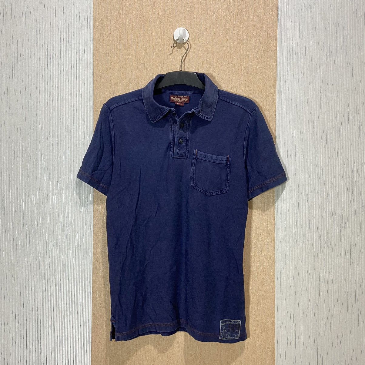 Vintage Vintage 90s Marlboro Classics Polo Tee Size US S / EU 44-46 / 1 - 1 Thumbnail