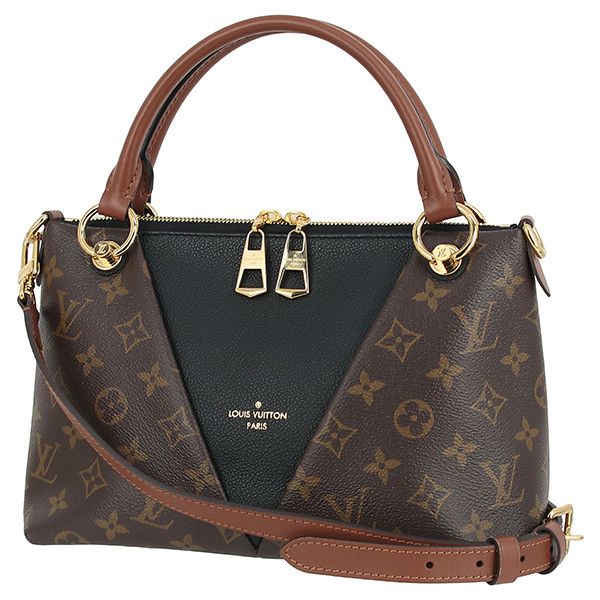 Louis Vuitton V Tote BB Monogram Leather Black