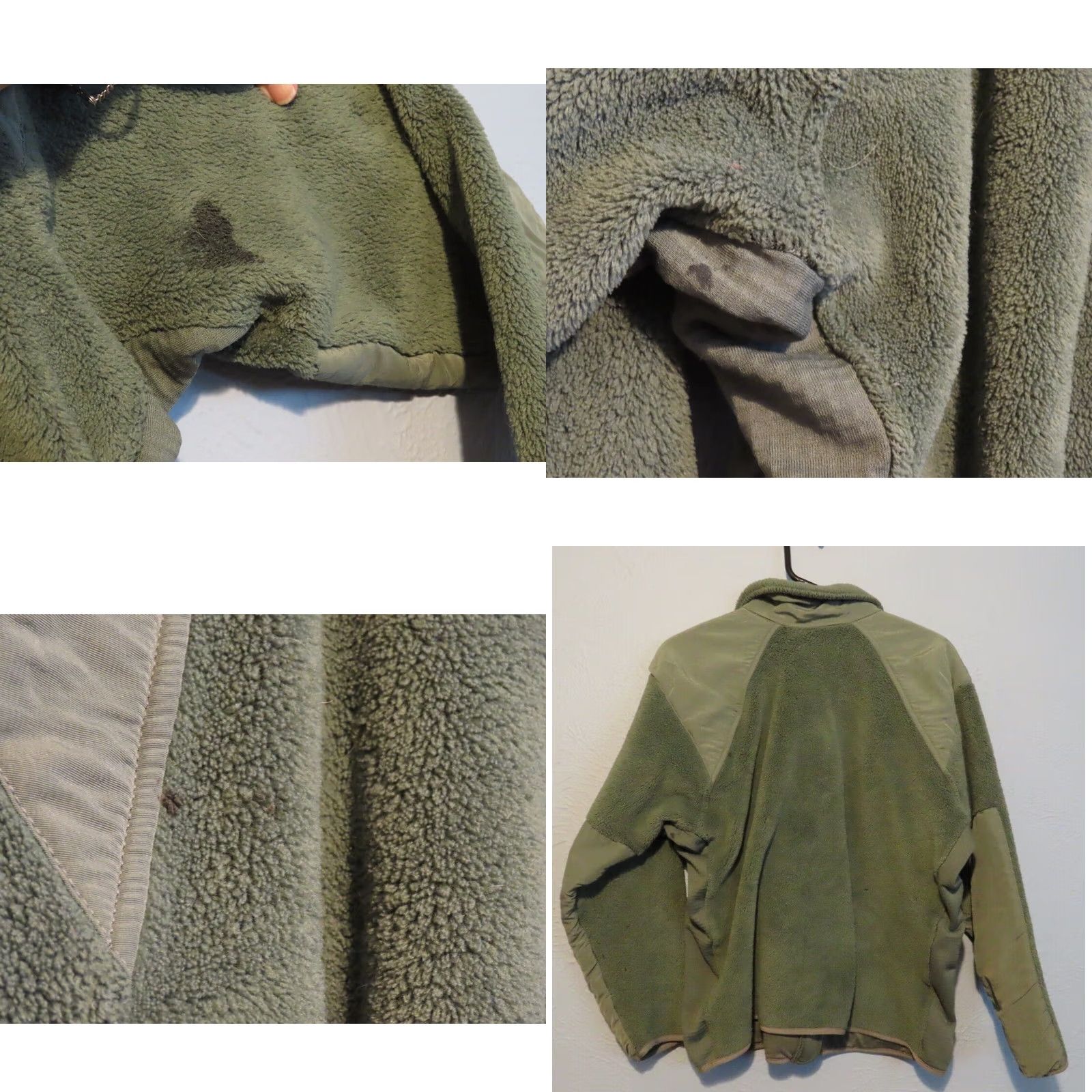 Vintage peckham Jacket Men M Green Fleece Mid-Length Button-Down Casual All Seasons Military Style Reg Logo Size US M / EU 48-50 / 2 - 8 Thumbnail