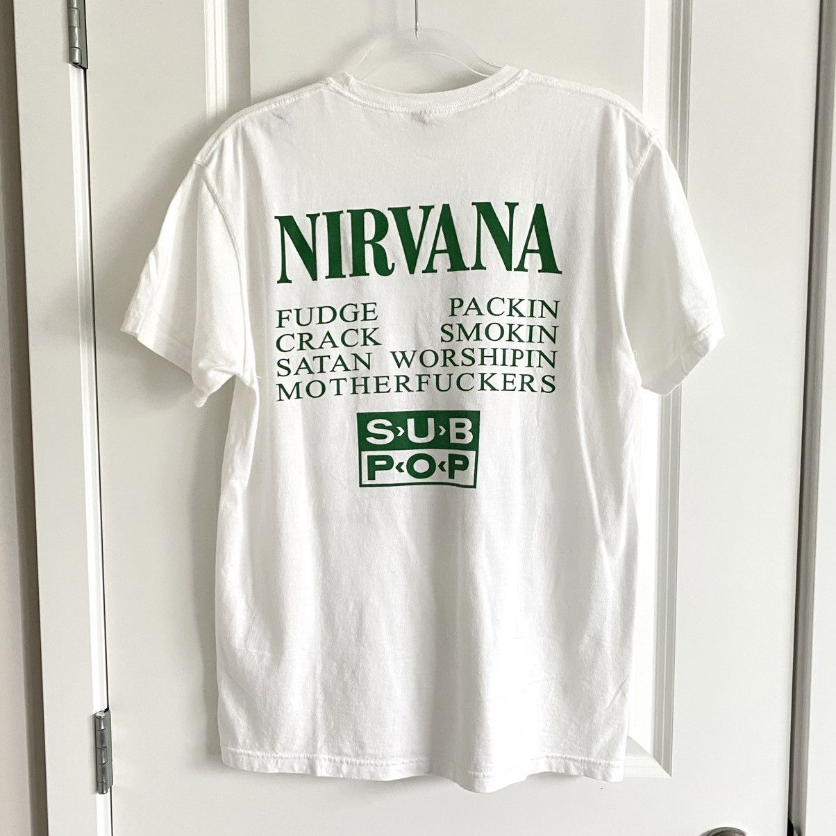 Comfort Colors Justified Arrogance Nirvana ‘Stripper’ T-Shirt Size US M / EU 48-50 / 2 - 4 Thumbnail