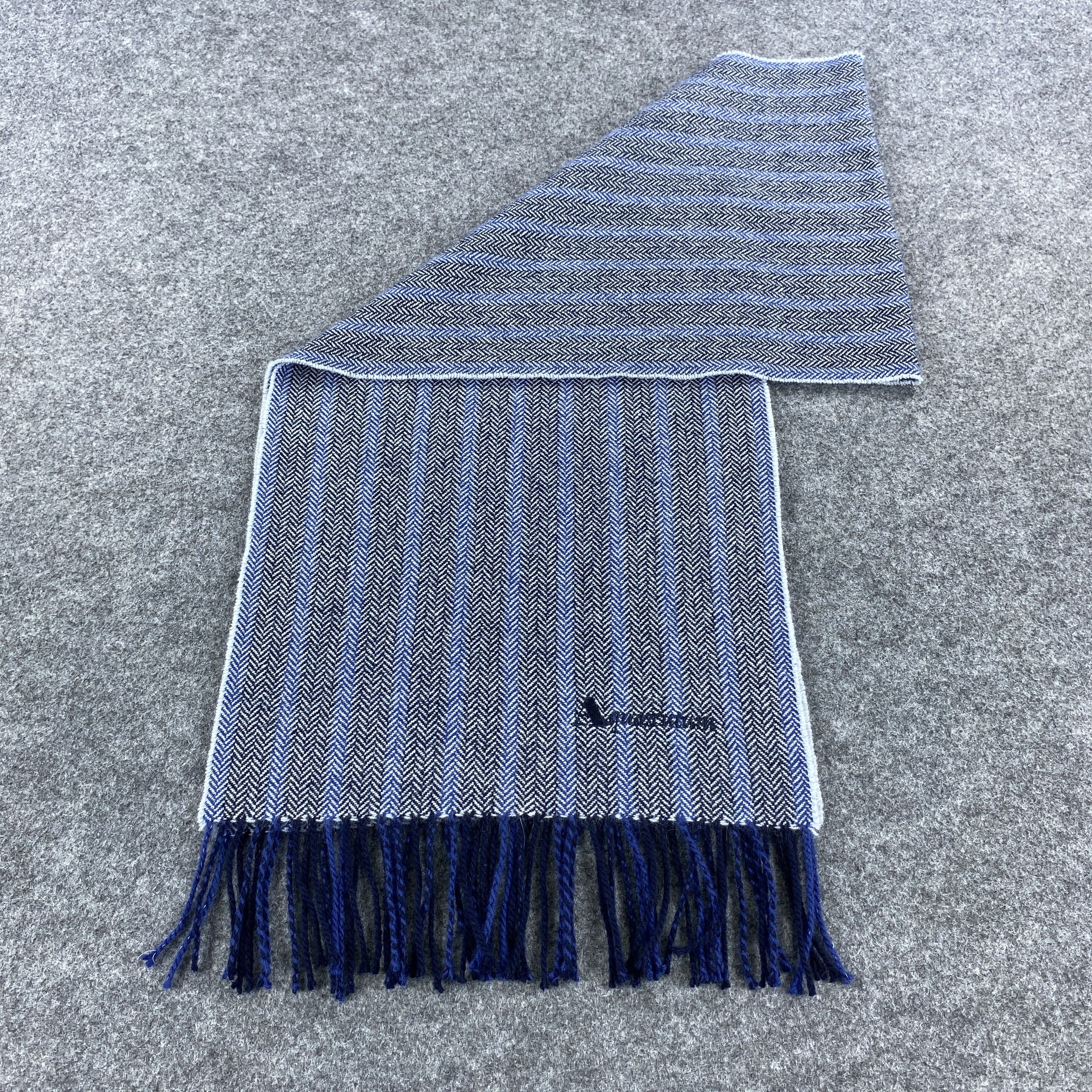 Aquascutum × Vintage Aquascutum Scarf # Muffler # Neckwear # D589 Size ONE SIZE - 5 Thumbnail