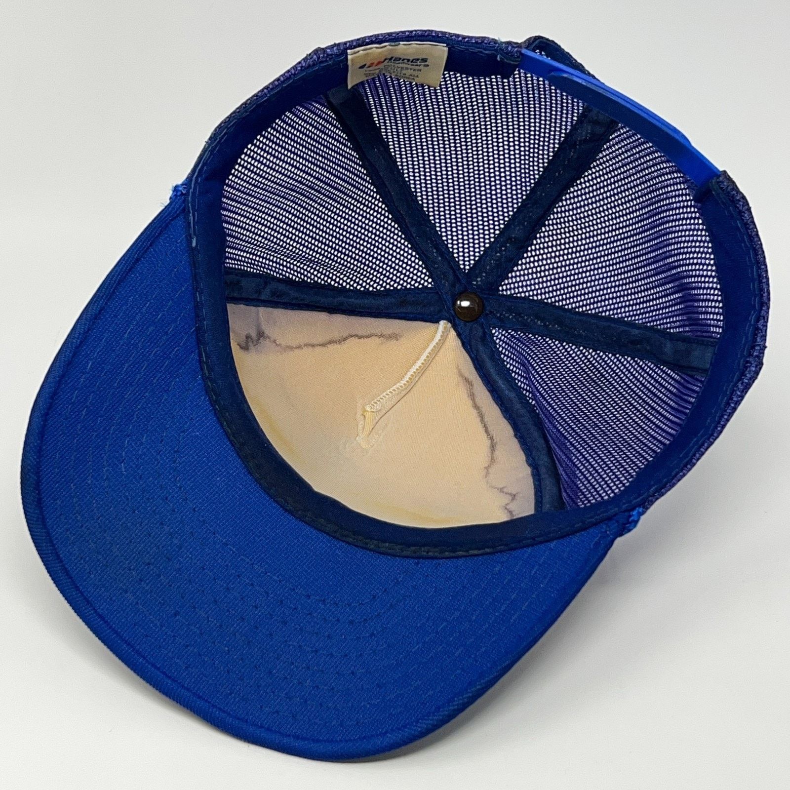 Hanes Vintage Southeast Jr High School Trucker Hat Cap Blue Size ONE SIZE - 4 Thumbnail