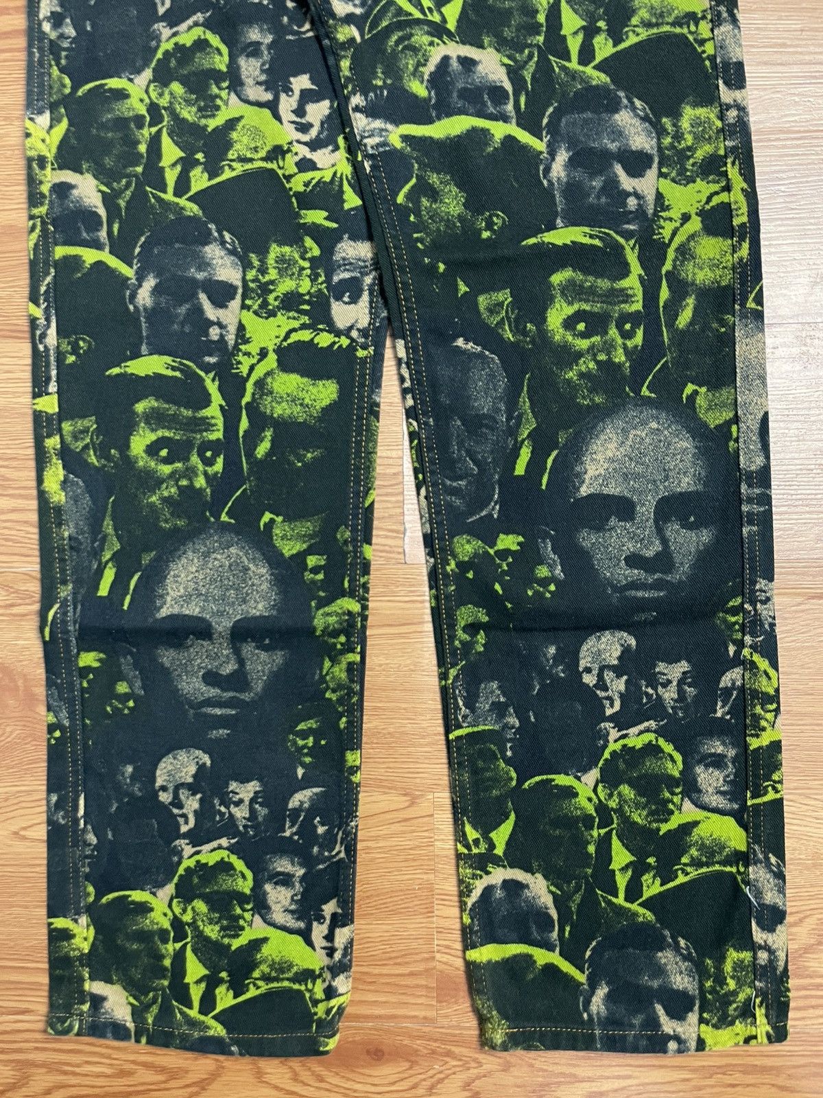 Jean Paul Gaultier AW92 Jean Paul Gaultier Faces Denim Size US 28 / EU 44 - 3 Thumbnail