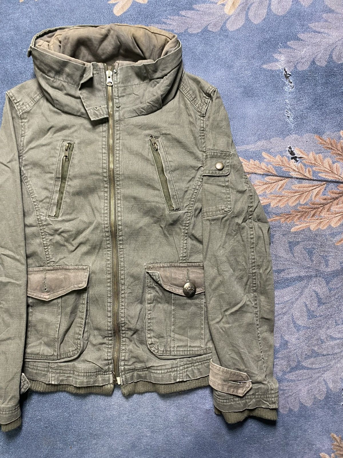 Vintage VINTAGE BACK NUMBER TACTICAL JACKET MILITARY TROOP Size US S / EU 44-46 / 1 - 3 Thumbnail