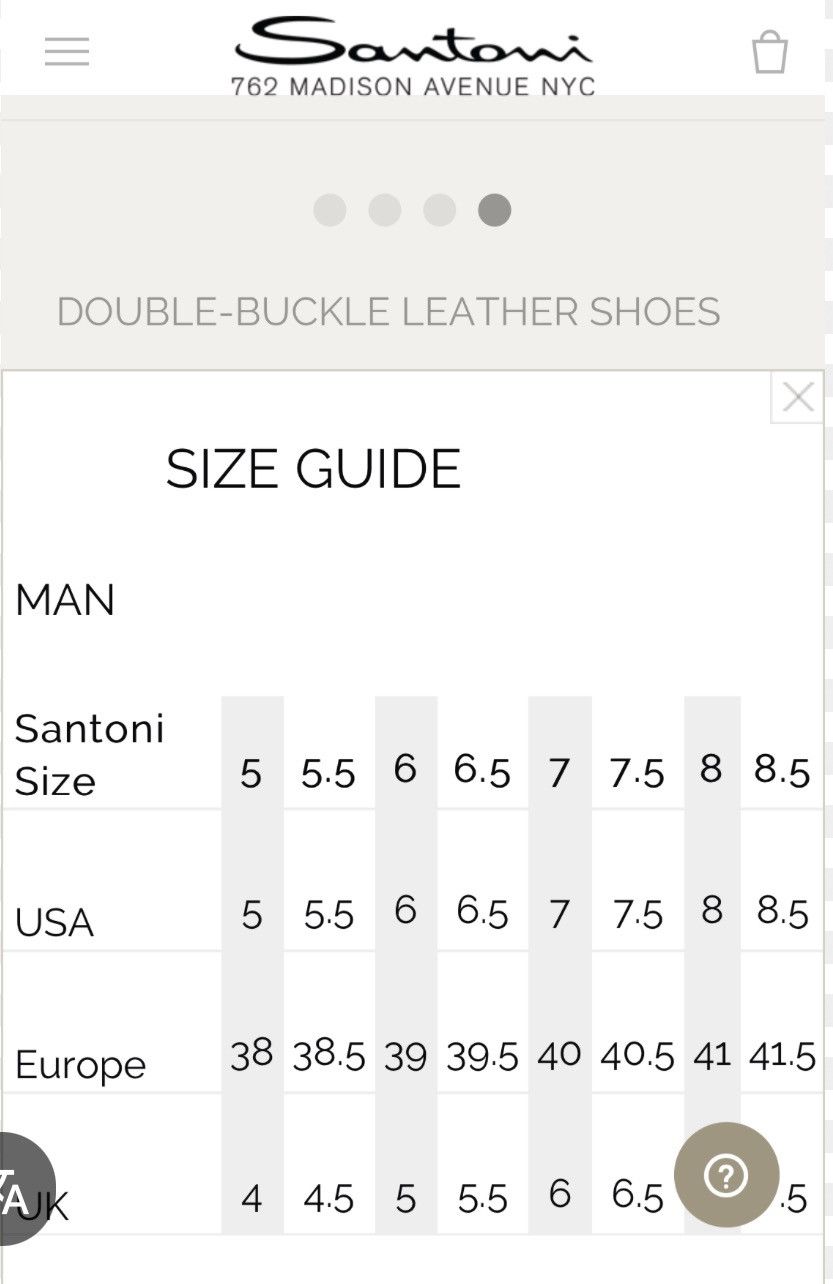 Santoni SANTONI Men’s Leather Chelsea Size 40 EU 7 US Size US 7 / EU 40 - 18 Thumbnail