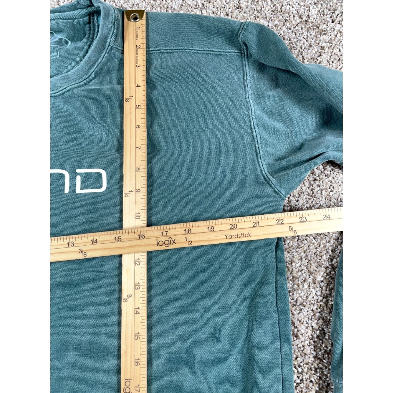 Vintage LGND Supply Co. Garment Dyed Sweatshirt Adult Large Green Graphic Print Cars Mens Size US L / EU 52-54 / 3 - 6 Thumbnail