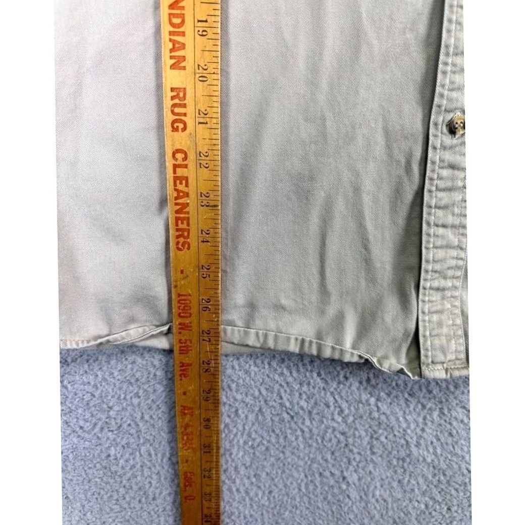 Vintage Ohio State Buckeyes Cadre Button-Down Shirt Long Sleeve Tan Beige Crewneck? Size US L / EU 52-54 / 3 - 8 Thumbnail