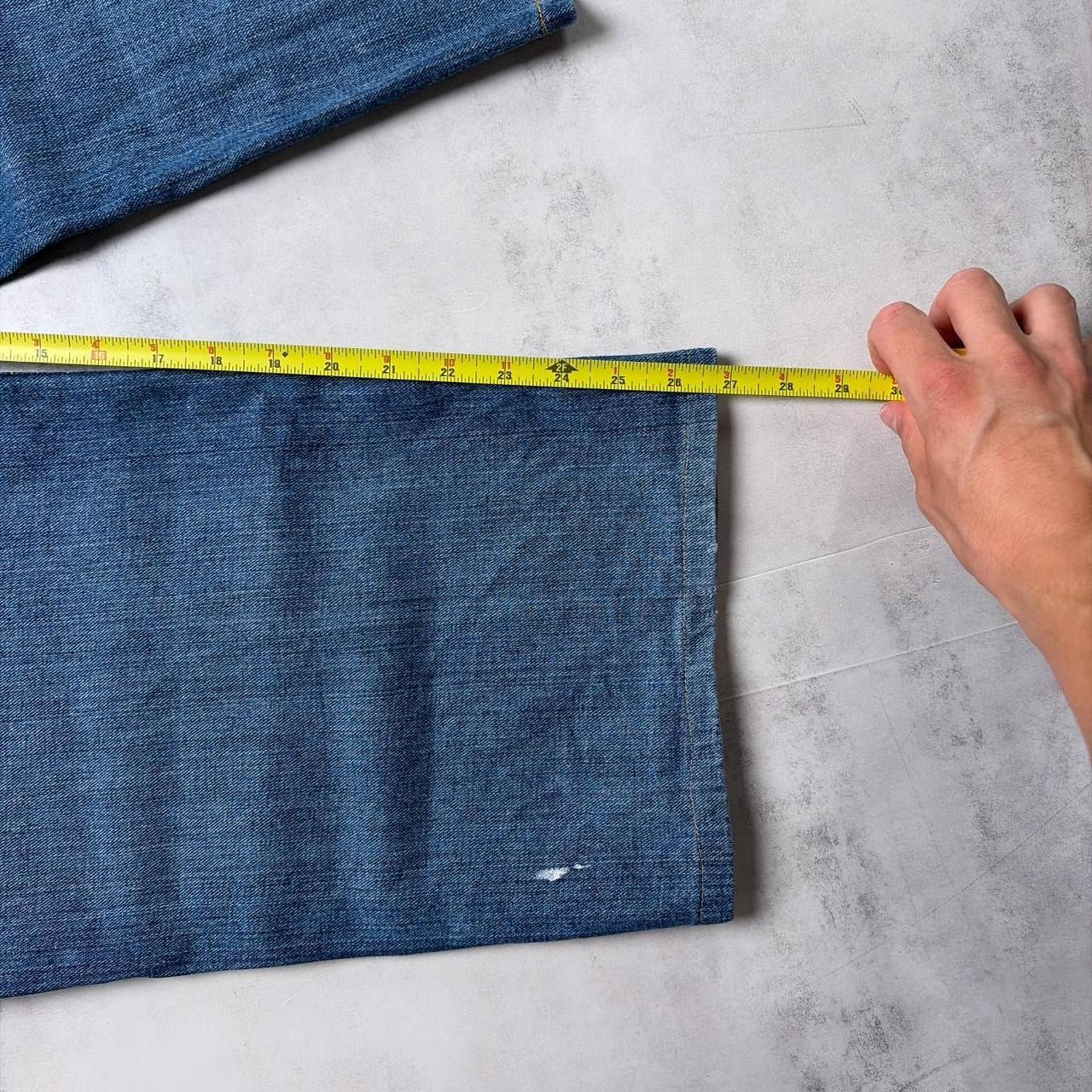 Ecko Unltd. Y2K Blue Ecko Unltd Grunge Baggy Distressed Denim Jeans Size US 36 / EU 52 - 7 Thumbnail