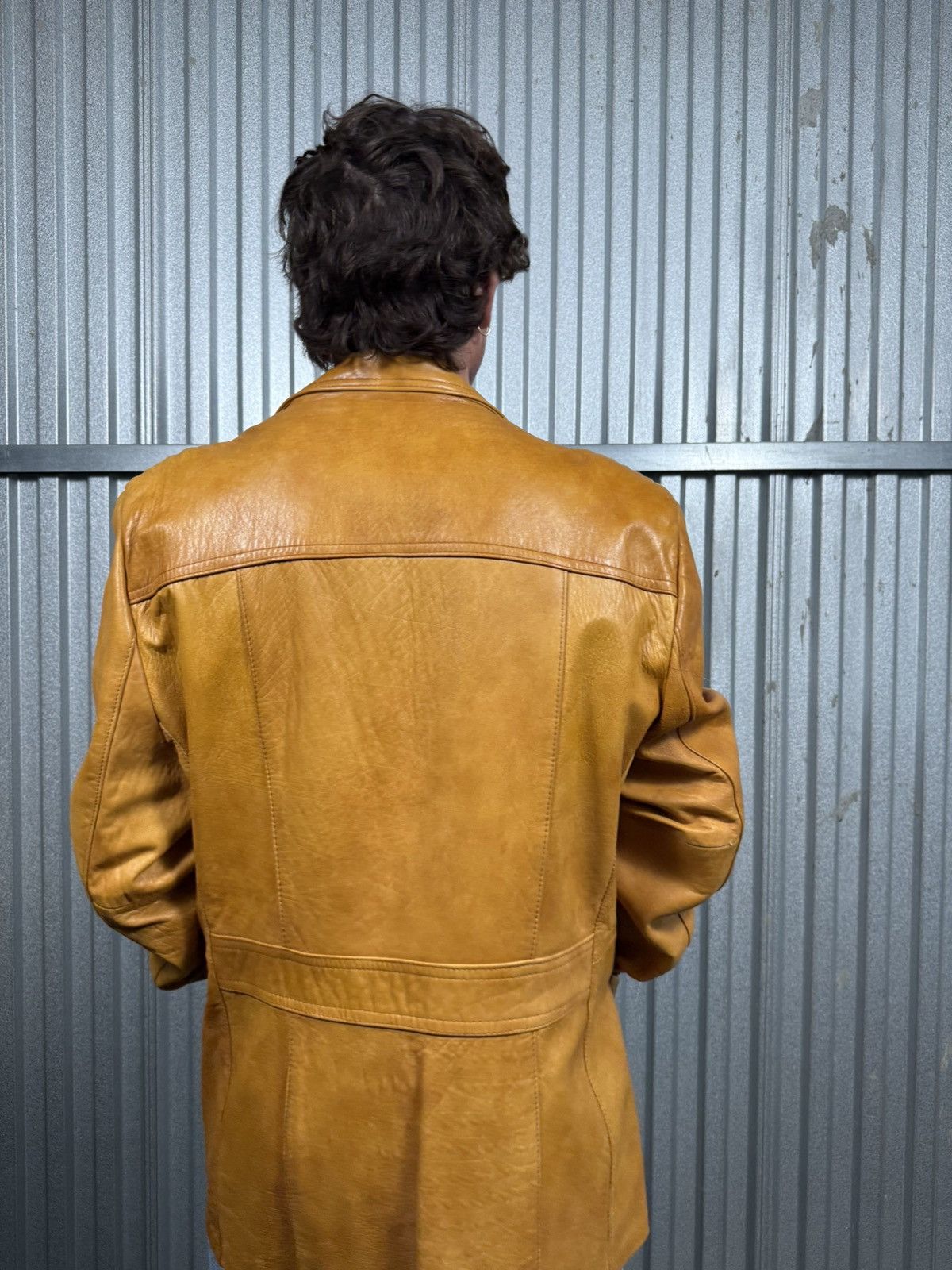 Cosa Nova 70s Vintage Casa Nova Leather Western Tuxedo Cowboy Jacket Size US L / EU 52-54 / 3 - 4 Thumbnail