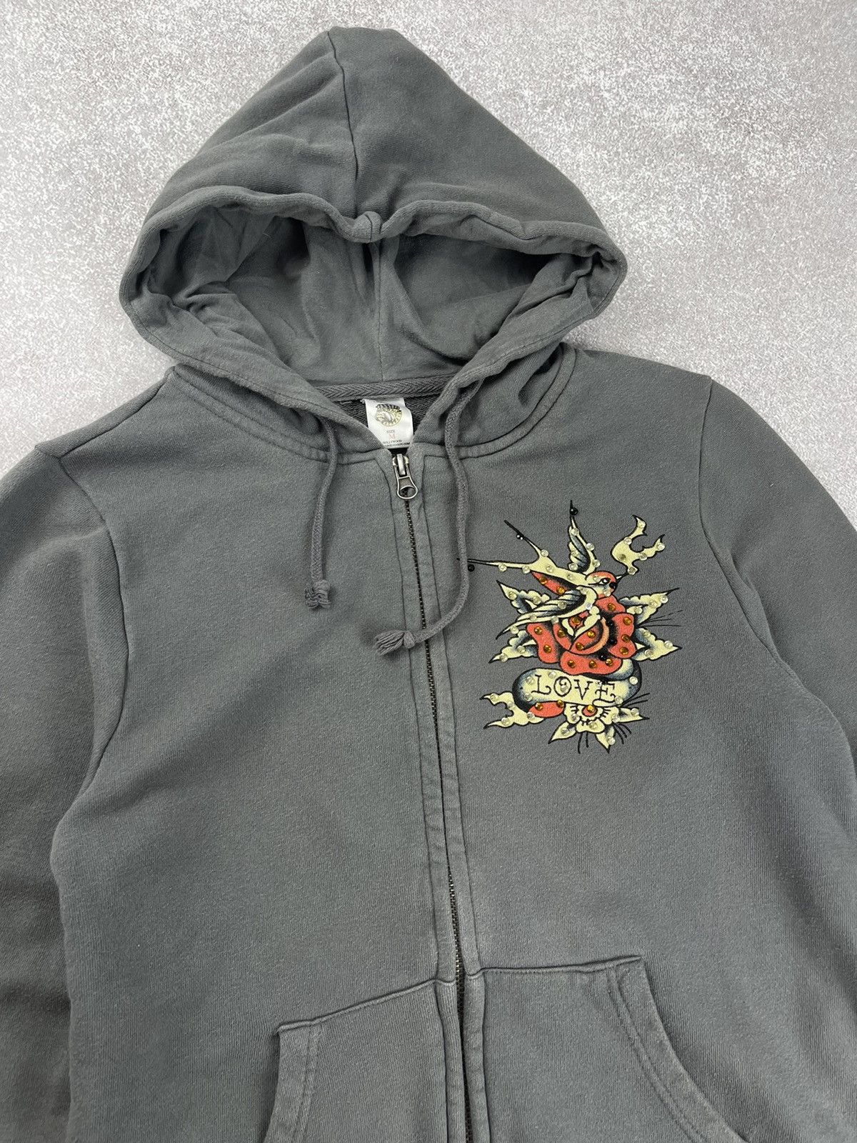 Christian Audigier × Ed Hardy × Vintage Vintage Y2k Ed Hardy by Christian Audigier Hoodie Japan Size M / US 6-8 / IT 42-44 - 8 Thumbnail