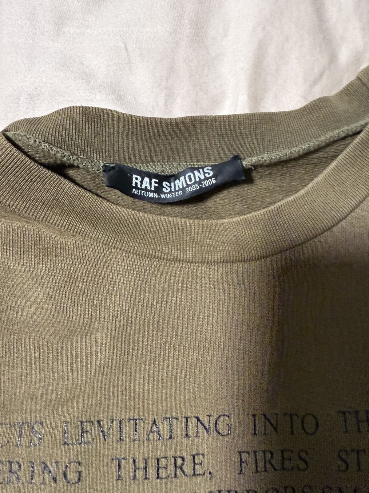 Raf Simons RARE AW2005 Poltergeist Message sweater Size US L / EU 52-54 / 3 - 3 Thumbnail