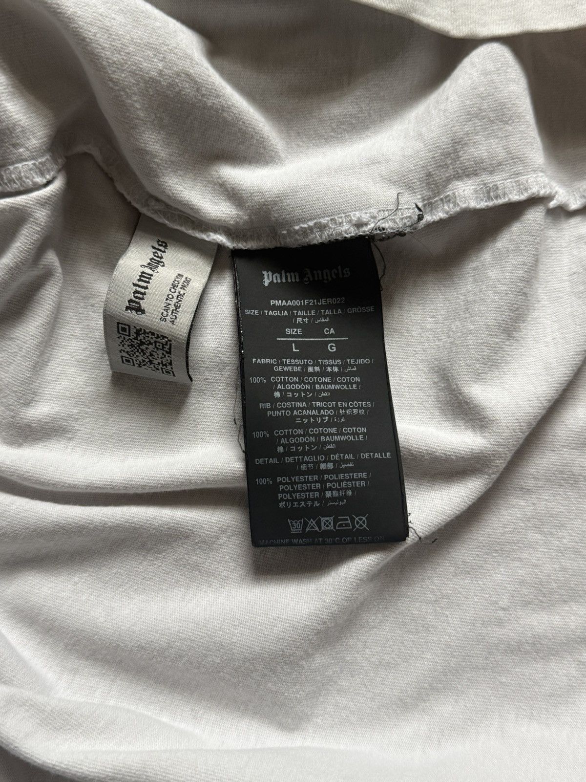 Palm Angels Palm Angels Heart Tee White Size US L / EU 52-54 / 3 - 6 Thumbnail
