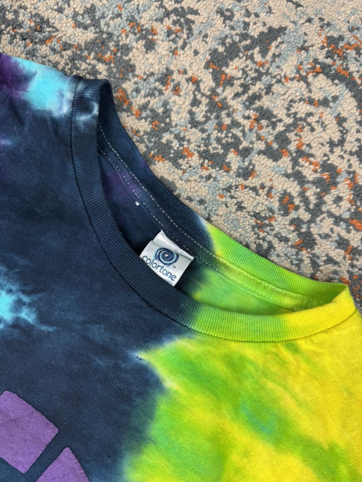 Band Tees Vintage 2000s Cream tie dye graphic band tee Size US XL / EU 56 / 4 - 8 Thumbnail