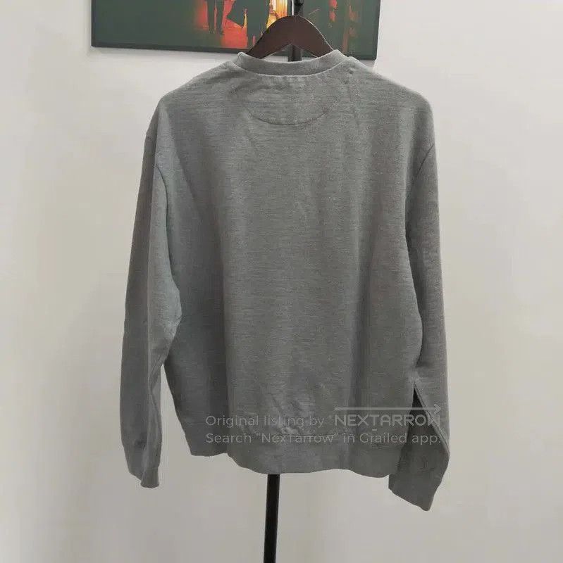 Prada Prada Gray Cotton Long Sleeve Sweatshirt. Size US XL / EU 56 / 4 - 2 Thumbnail