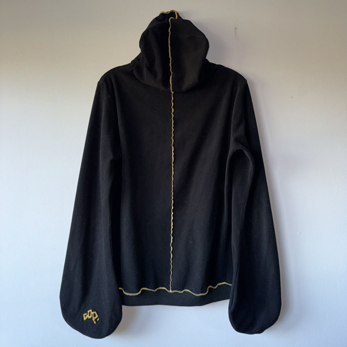 Vintage Vintage Cop Copine Fleece Hoodie Avant Garde Sweatshirt Size M / US 6-8 / IT 42-44 - 2 Thumbnail