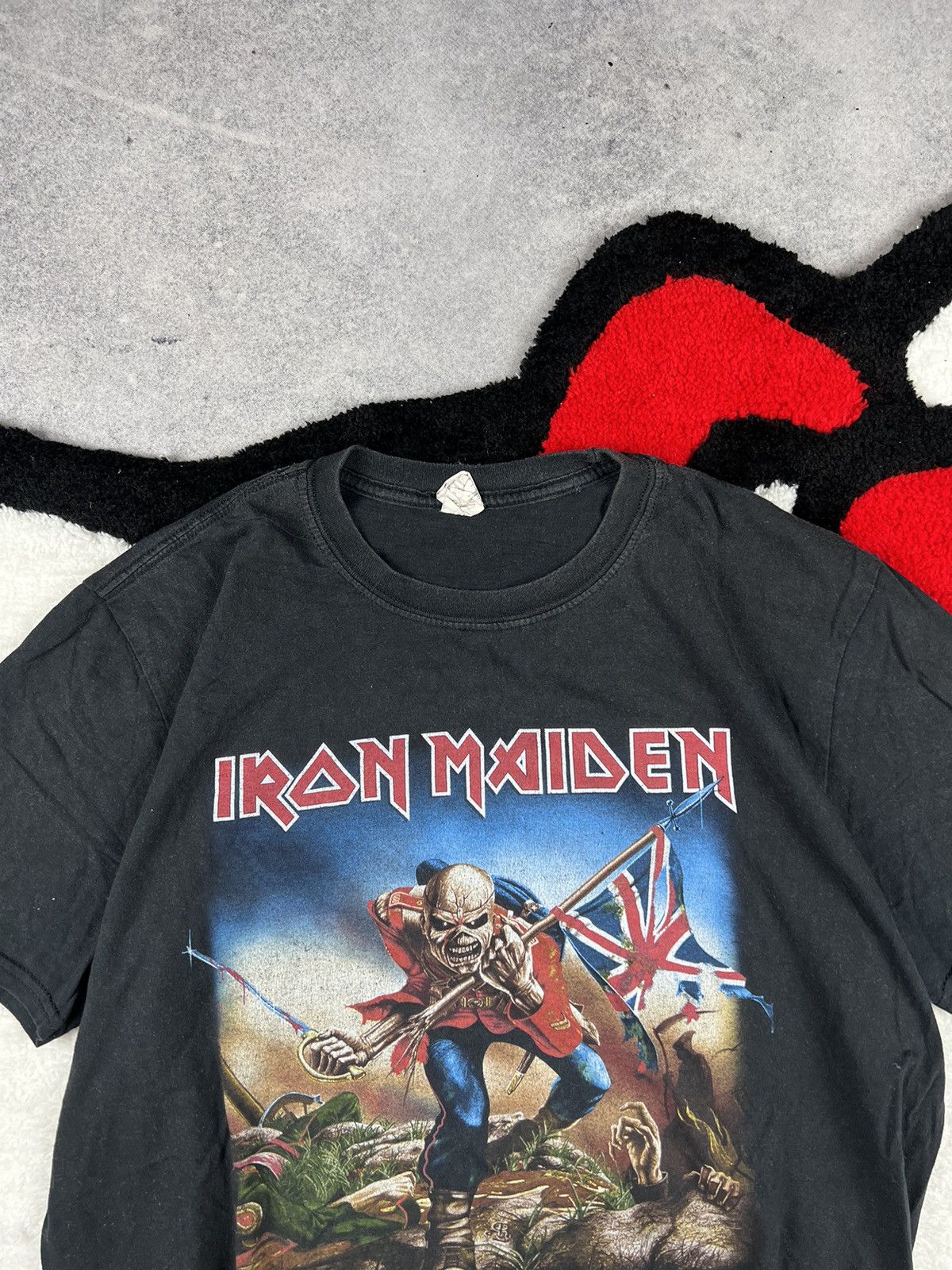 Band Tees Vintage Iron Maiden The Trooper Y2K Band Rock Tee Shirt Size US L / EU 52-54 / 3 - 4 Thumbnail