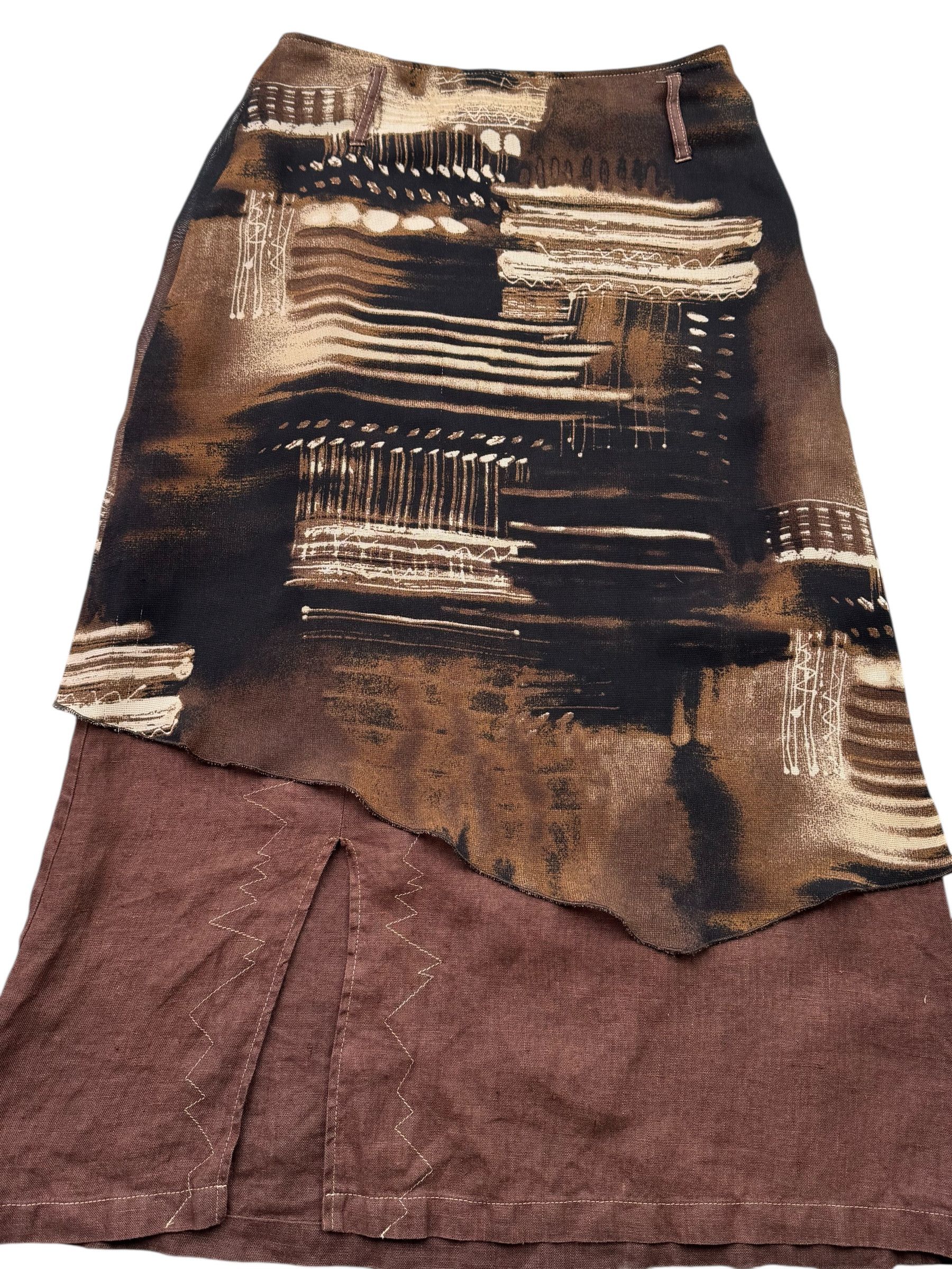 Vintage Vintage Asymmetry Skirt W262(V9) Size 26" / US 2 / IT 38 - 2 Thumbnail