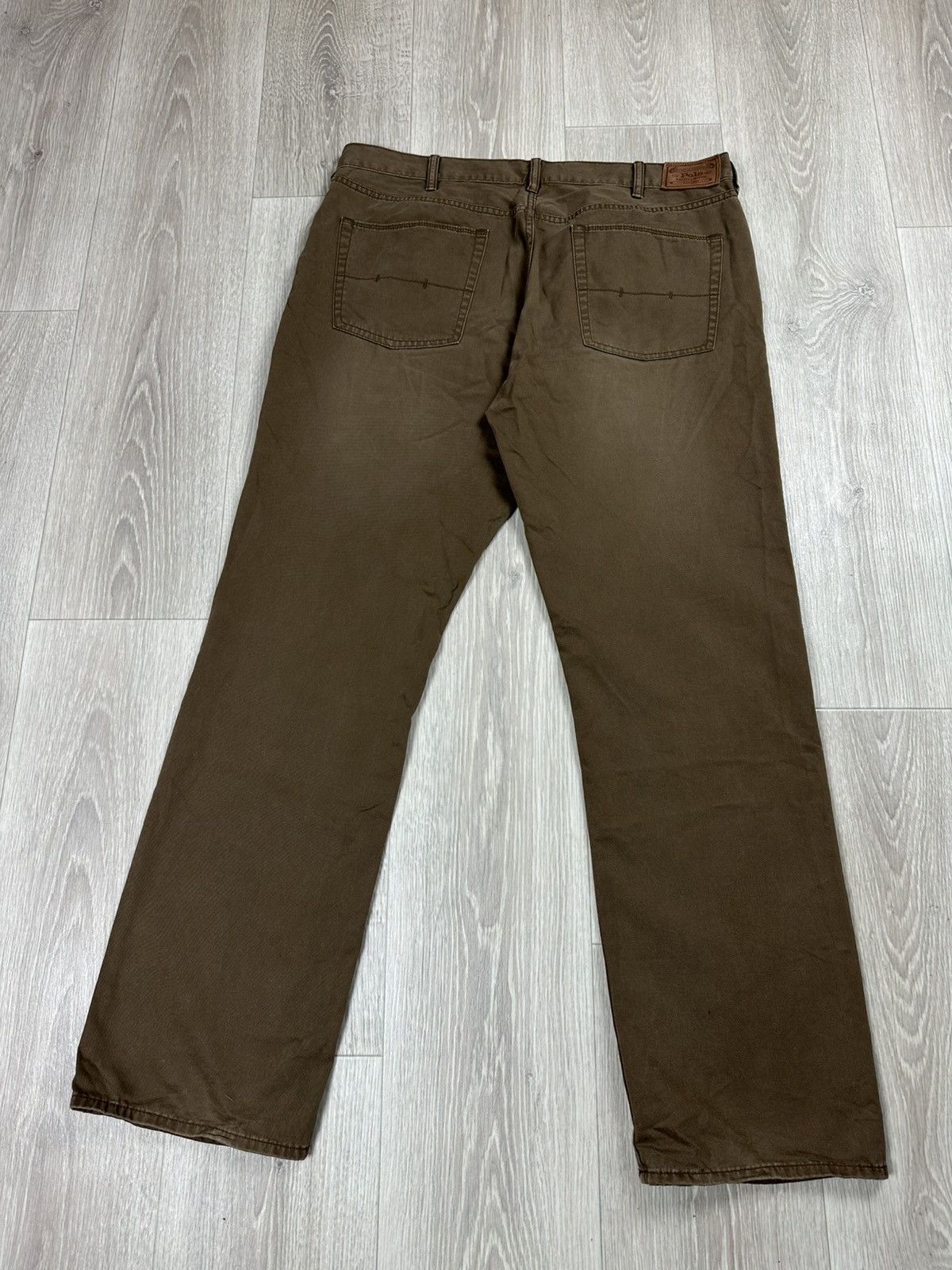 Polo Ralph Lauren × Vintage Vintage Polo Ralph Lauren Brown Denim Jeans Pants Size 38 Size US 38 / EU 54 - 9 Thumbnail